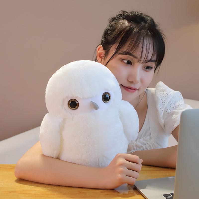 30/40cm Cute Owl Plush Toy Lovely Soft Cuddly Doll Stuffed Animal Bird Plushies Sleeping Doll Hug Plushies Birthday Gifts Child
