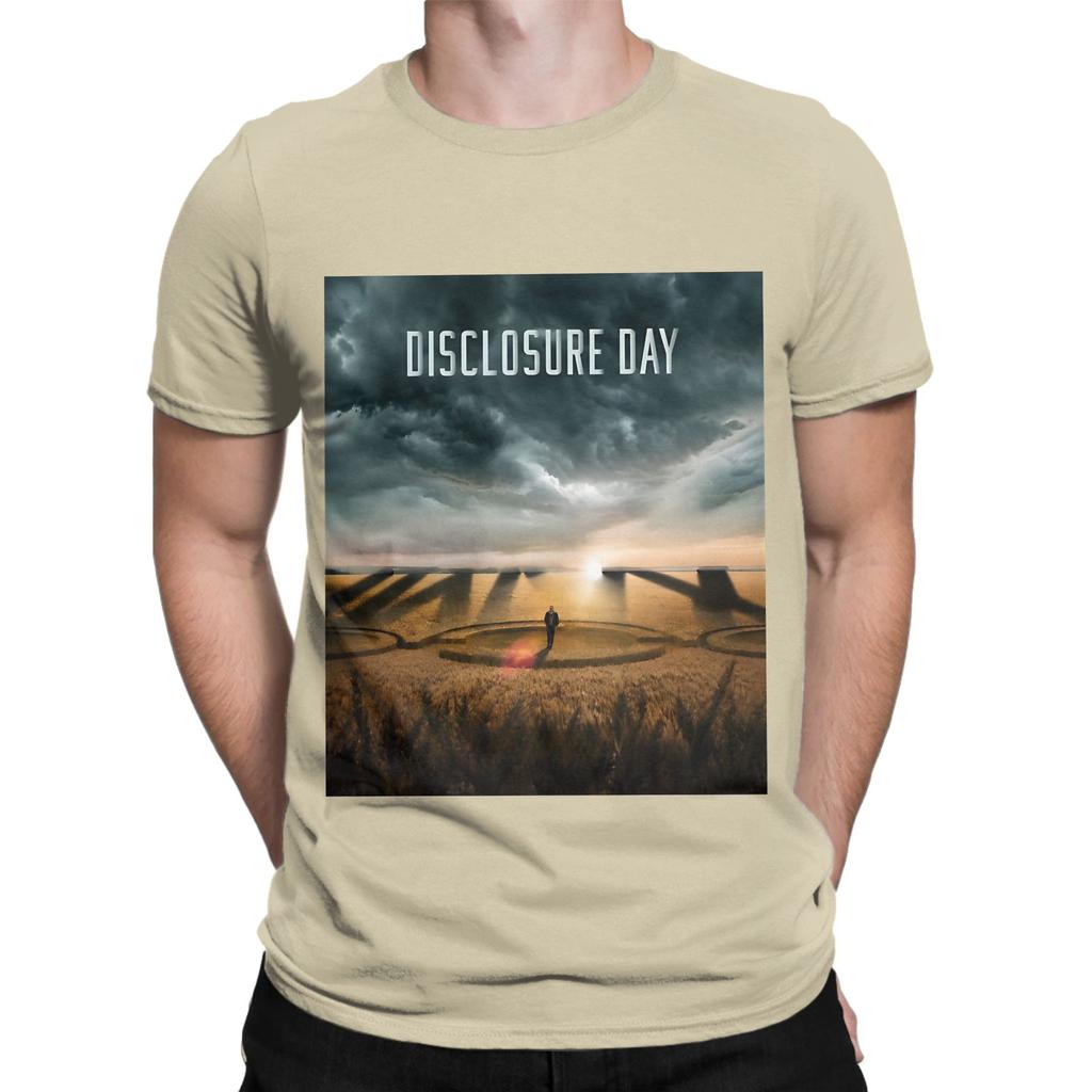 Disclosure Day logo Funny 100 Cotton TShirt Disclosure Day Tees Tops For Unisex