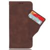Flip Case for Motorola Edge 50 Ultra, Card Slot, Brown