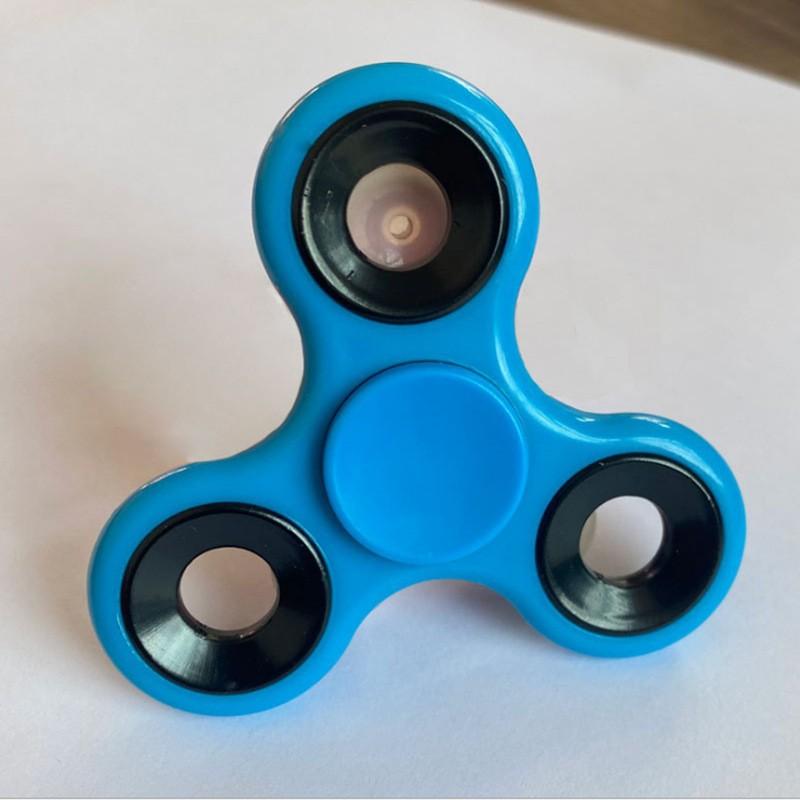 Toys Spinner Fidget Plastic Alloy Material Solid Color Rotate Decompression