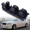 Four Button Driver Side Window Panel 840400P010 for Door Electrical Repair, Black ABS Housing for 2001-2007 Models and Daily Service
