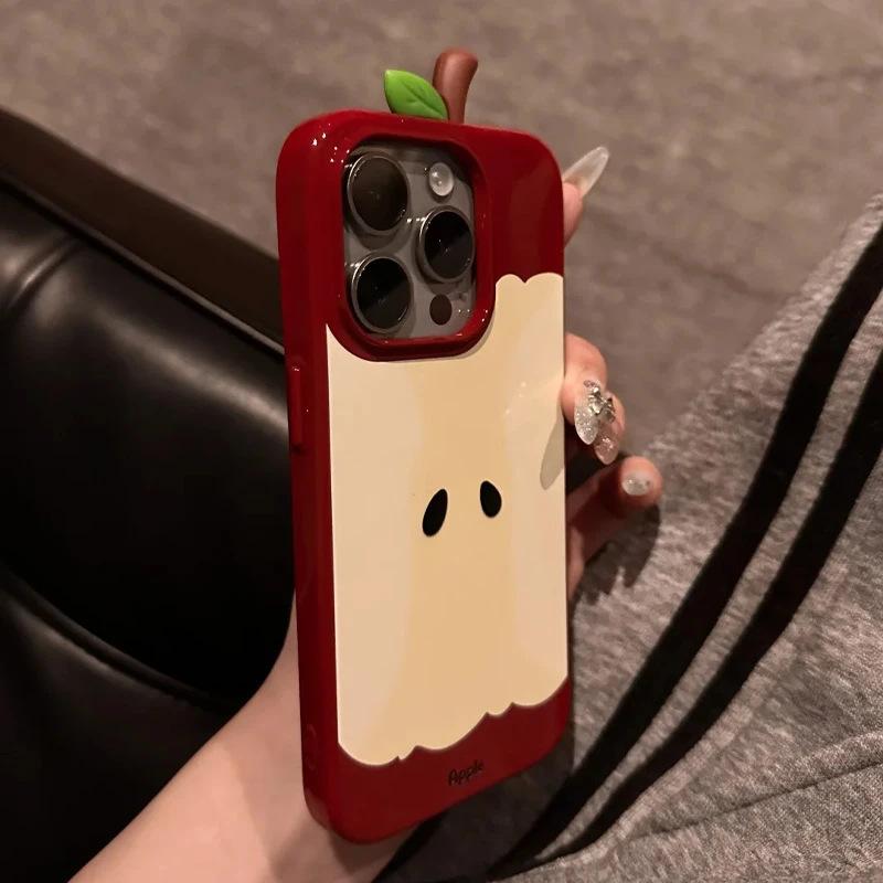 Creative Apple Core Suitable for IPhone 16 Mobile Phone Case Apple 15 Protective Case 14 Niche High End Sense 13 Soft Shell 12