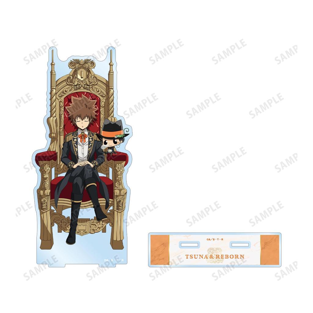 Katekyo Hitman Original Illustration Tsunayoshi Sawada Reborn Dreaming Throne Extra Large Acrylic Stand Reborn! & Ver.