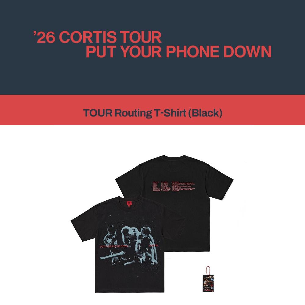 3rd Pre-order 26 CORTIS TOUR PUT YOUR PHONE DOWN Tour Routing T-shirt