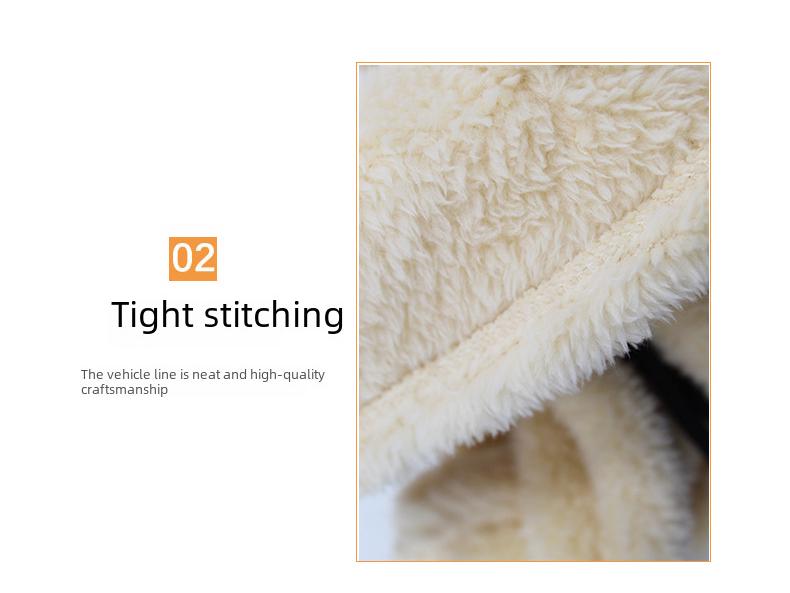 Winterradfahren Skimaske - Arktis-Fleece Winddichte Kapuze