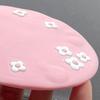 Cartoon Flower Car Coaster Heat-Resistant Washable Cup Mat for Vehicle Interior Cute Dashboard Decor for Cup Holders School Office Desk