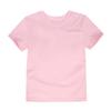 Sommer Kinder T-Shirts Einfarbig Baumwolle Kurzarm Oberteil Jungen und Mädchen Freizeit T-Shirts Lila Kleinkind Kleidung Unisex Einfache T-Shirts Weiß