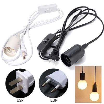 Vintage E27 6ft Glühbirnenfassung zum Aufhängen, Hängekabel mit Schalter