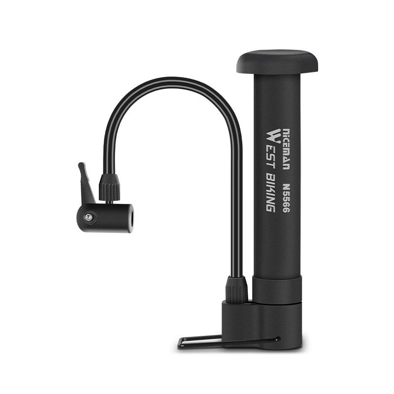 

West Rider Bike Pump Mini Basketball Pump Meizui Mountain Bike Pump Riding Equipment One size fits all чёрный