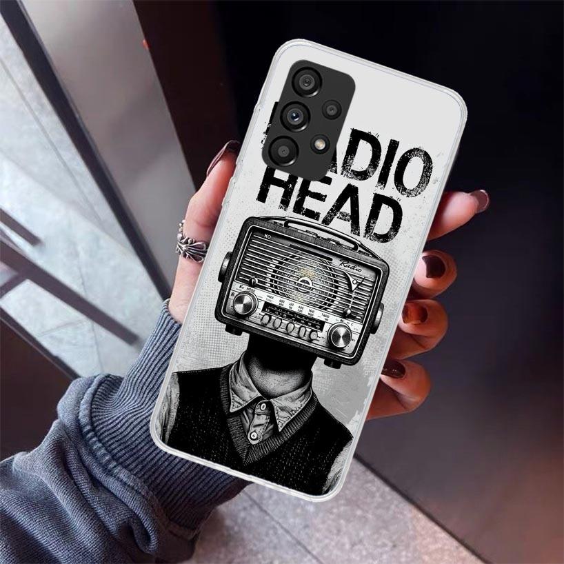 Bnad R-Radiohead Handyhülle Für Samsung Galaxy A12 A52S A42 A32 A22 A51 A50 Note 20 Ultra 10 S10 Plus A71 A70 A31 A30 A10S Galax