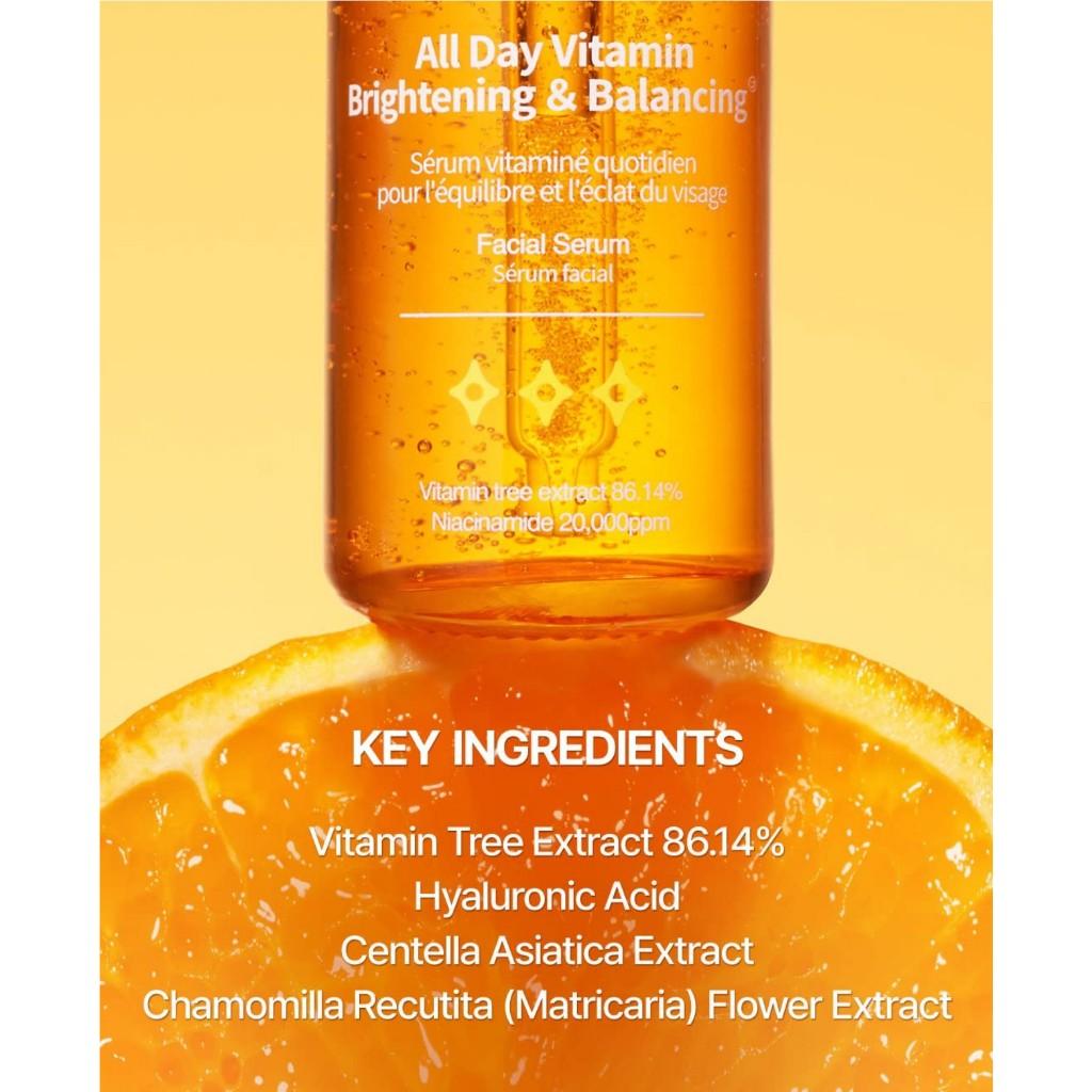 jumiso All Day Vitamin Brightening & Balancing Facial Serum 30ml