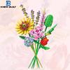KNEW BUILT Mini Flower Bouquet 3D Model Building Blocks Ideal Holiday Party Gift for Girls or Versatile Decoration Kids Toys