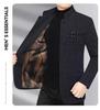2025 Autumn/Winter Men's Wool Coat for Middle-Aged and Elderly – Business Casual Dad Style, High-Quality Outerwear.