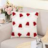 Holiday Cheer Pillow Case Winter Home Decoration Soft Cotton Fabric Cushion Case Christmas Home Sofa Enhancements