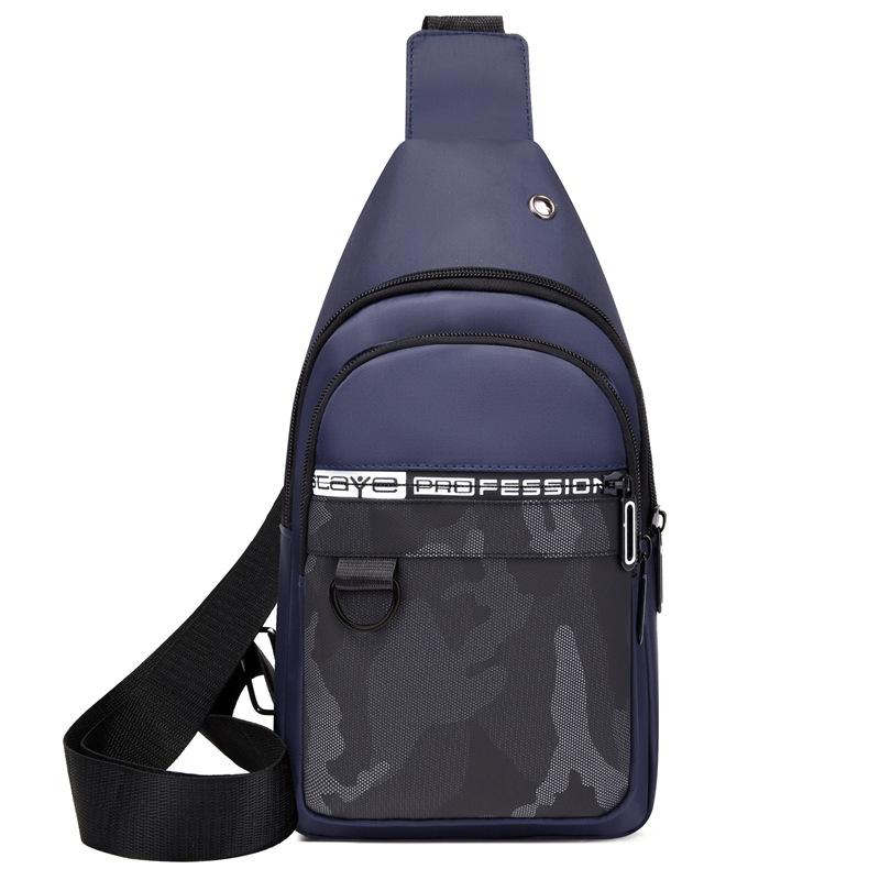 Men's and Women's Diagonal Bag Casual Korean Version of The Backpack Oxford Cloth High Capacity Fashion Backpack Shoulder Bag On The Chest.