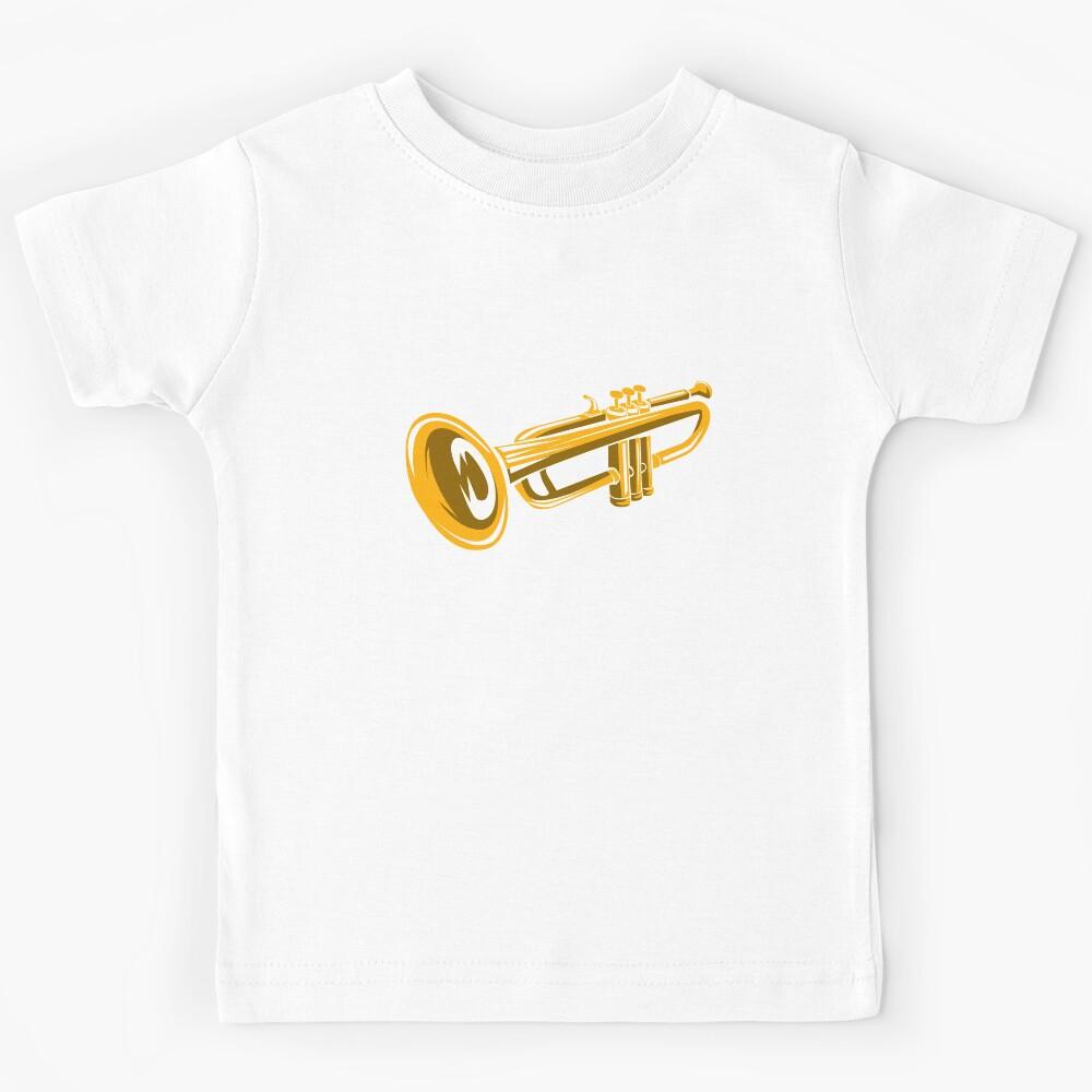 Trumpet - Wind Instrument Jazz Orchestra Kids T-Shirt 130