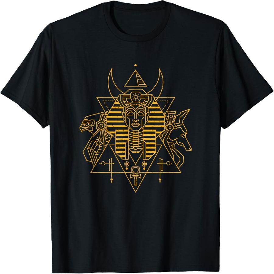 Cairo Egyptian Sphinx Pyramids Pharaoh Egypt T-Shirt S