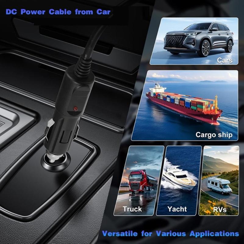 Car Lighter Power Adapter For Devices DC10V-24V To DC30V Converter with Overcurrent Protections Waterproof Design