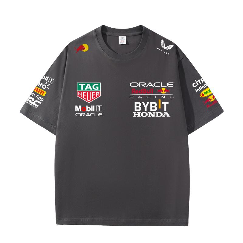 Καλοκαίρι 2026 Φόρμα Αγώνων F1 Red Bull Vestapan Ομάδα Στολή T-shirt Κοντομάνικο T-shirt Στρογγυλή Λαιμόκοψη