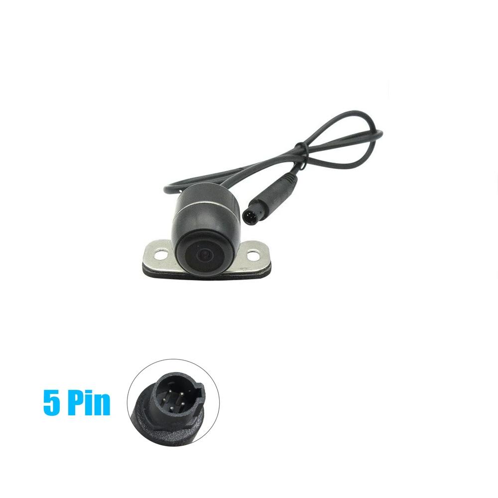 Car-mounted driving recorder pulls back camera butterfly 5-hole HD night vision rear view waterproof.