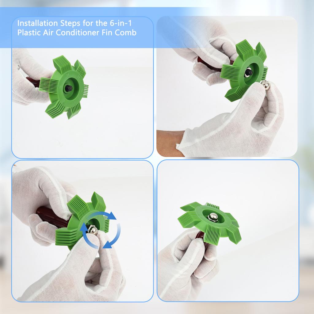 Air Conditioner Fin Cleaning Tool Home Cleaning Tool Coil Comb A/c Hvac Condenser Radiator Universal Folding Brush Cleaning Tool