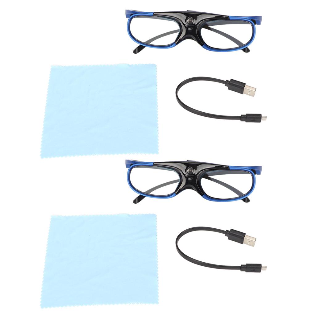 144Hz DLP Link 3D Glasses Rechargeable 3D Active Shutter Glasses for All DLP Link 3D Projectors