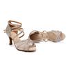 Sapatos de Dança Latina Femininos Strass Salão Salsa Bachata Casamento Performance Sapatos de Dança