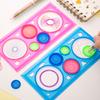 Geometry Spirograph Drawing Rulers Stencils Set Creative Art Crafts Painting Kids Educational Toy Gift Template Ruler