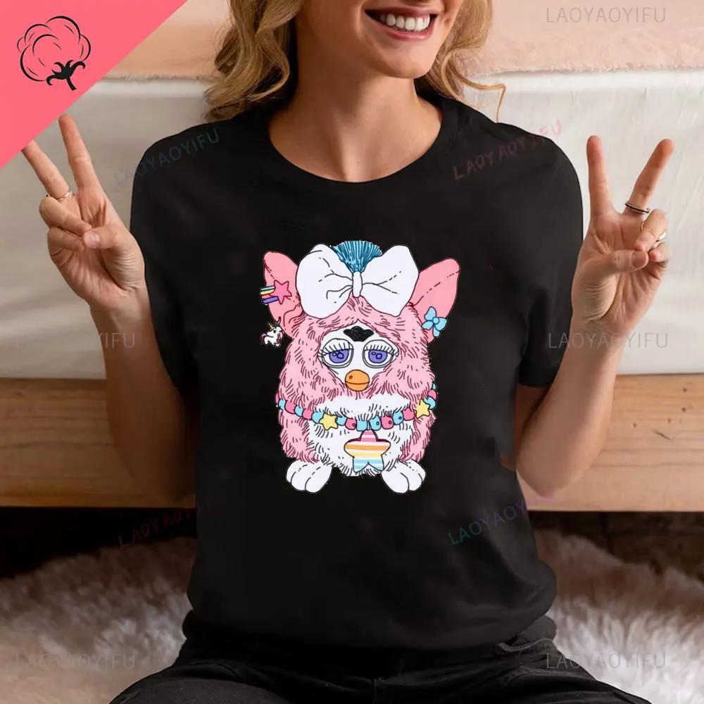 Furby Twilight Volturi New Moon Aro Caius Marcus The Volurby Funny Cartoon Classic Cotton T-Shirt  Tee Graphic T Shirts cotton