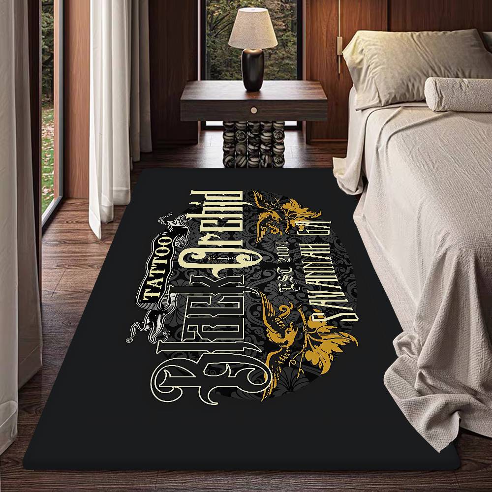 Tattoo Shop Floor Mat INS Style Soft Bedroom Floor House Laundry Room Mat Anti-skid Bedside Area Rugs