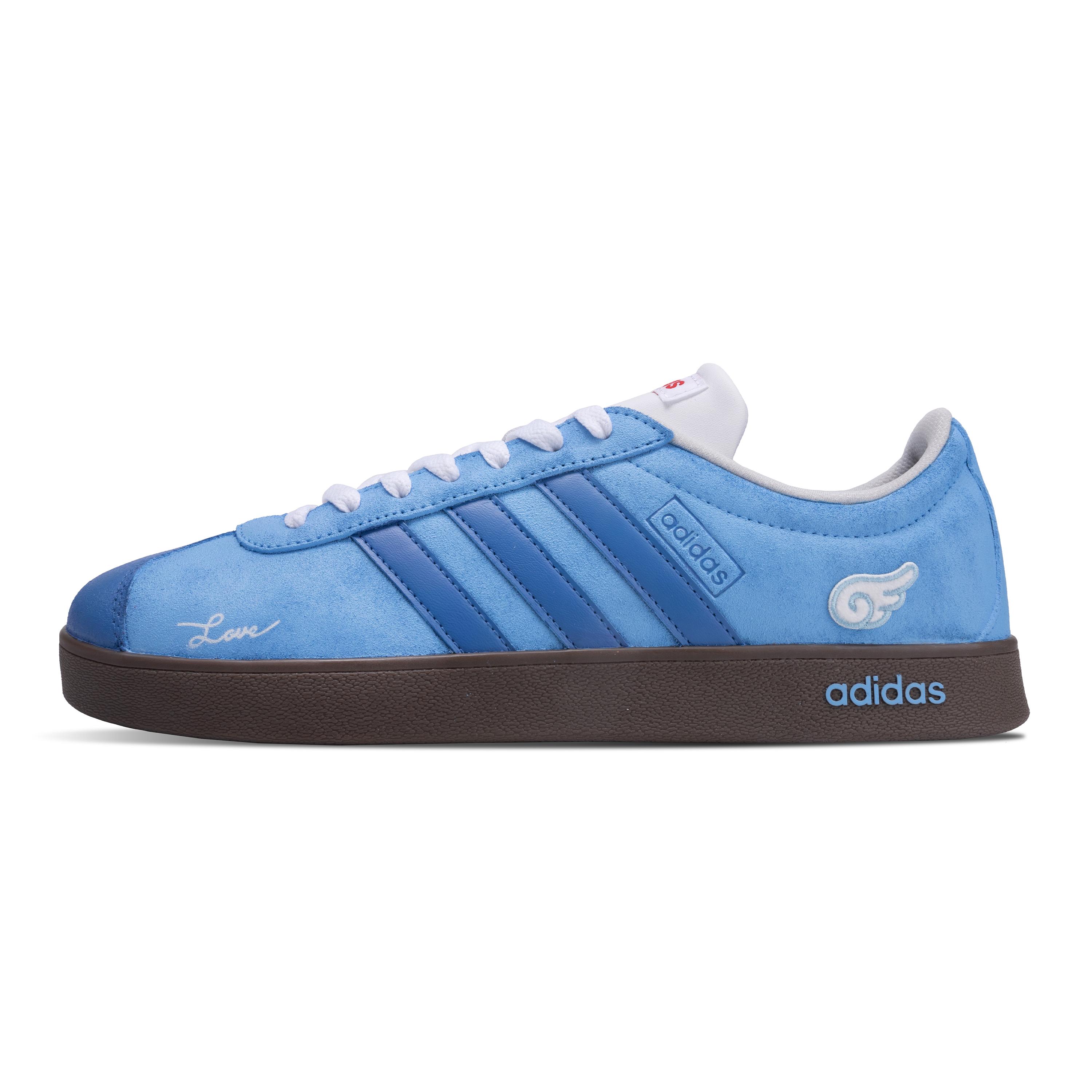 

Adidas Neo VL Court Lifestyle Sky Wing Language Slip Resistant Abrasion Resistant Low top Skateboard Shoes Unisex Blue HQ1802(Team717-) 37⅓