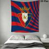 CA Osasuna Wall Tapestry Aesthetic Wall Hanging Printed Fabric Blanket Decorative Tapestries for Bedroom Living Room Home Decor