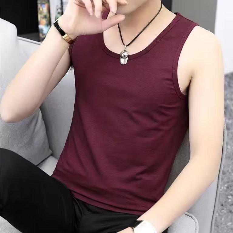 Men's 2024 Loose Cotton Sports Vest: Sleeveless Summer Casual Inner Wear
