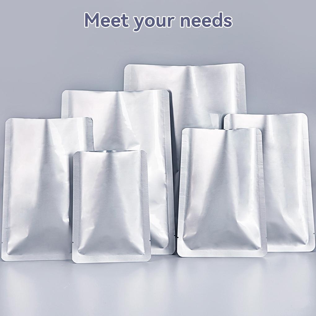 100 Stück oben offener Vakuumbeutel für gekochtes Fleisch, wasserdichte Verpackungsbeutel, leichter, tragbarer Verpackungssack