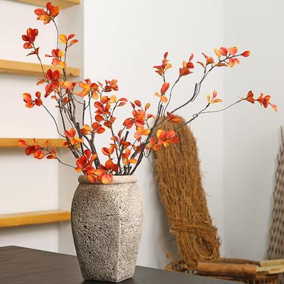 Artificial Red Maple Leaf Vine - Autumn Decor for Home and Model Rooms