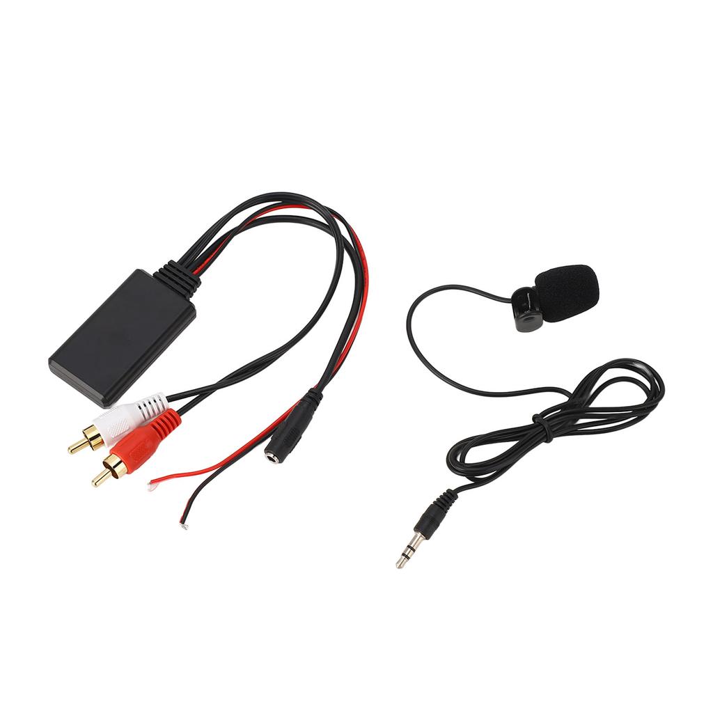 Bluetooth AUX Module 2 RCA Cable Adapter with Hands‑Free Microphone for for Alpine for Pioneer