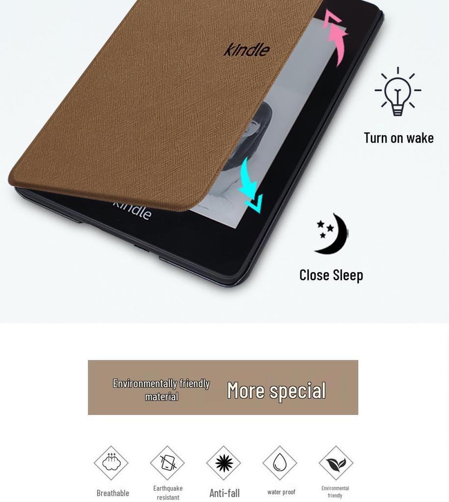 2024 Kindle Paperwhite 12th Gen 7-inch Cross-Grain Protective Case