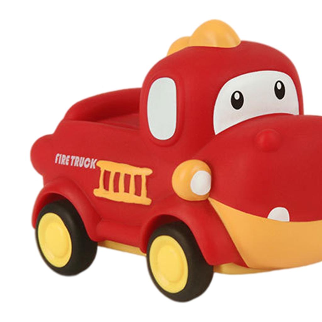 Toys Pull Back Vehicle Safety Push Inertial Truck Engineering with Wheels Baby Sturdy Early Learning Gifts