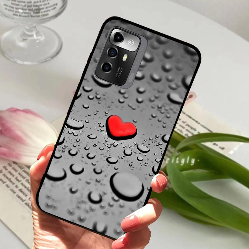 Für ZTE Blade A72 / A 72 5G / A52 Hülle Schwarzes Silikon Weiches TPU Funda Abdeckung für ZTE Blade A72 5G BladeA72 Bumper Schutzhülle Fundas