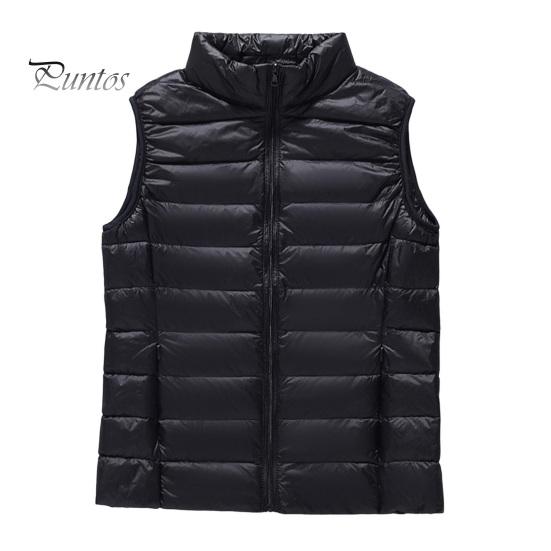 

Зимове жіноче жилетне пальто з потовщеною м’якою застібкою-блискавкою, коміром-стійкою, без рукавів, суцільний, вітрозахисний, теплозберігаючий жилет на відкритому повітрі, пуховий жилет XL чорний