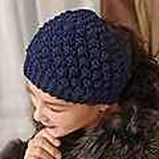 Women's Hand-Knitted Wool Headband: Warm Autumn/Winter Ear Protection with Wide Brim