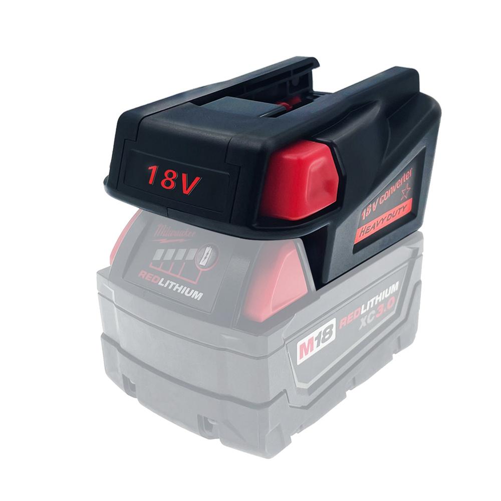 Battery Converter Adapter for Milwaukee M1818V to V18 Li-ion Battery