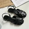 Fashion 2025 Sandals Ladies Shoes Summer Women's Heels Soft New Girls Comfort Retro Scandals Slides Comfort Shoes for Women 2025 Sandals