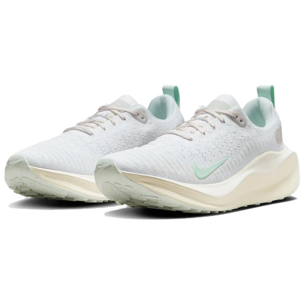 Ny Nike React Infinity Run 4 Hvit Nesten Grønn Dame HF4306-100