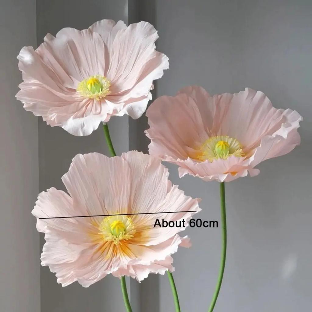 Neue 60cm Simulierte Riesige Blume Papier Simulierte Große Künstliche Blume Riesige Blume Fotografie Requisiten Festival Party Dekoration