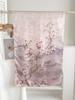 New Sangbo Satin Silk Long Scarf New Chinese Printed Silk Scarf Women's Spring and Summer Versatile Sunscreen Shawl Gift Accessories