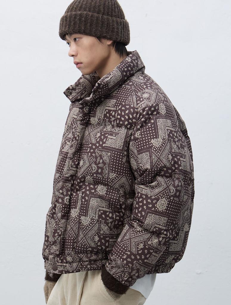Generalidea Airmix Paisley Puffer [Dark Brown] / Sbe4U07016