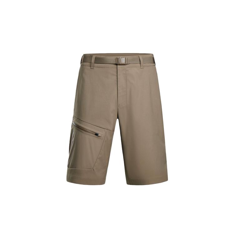 Salomon Outerpath Waterproof Breathable Soft Casual Shorts Men shorts Brown C24817
