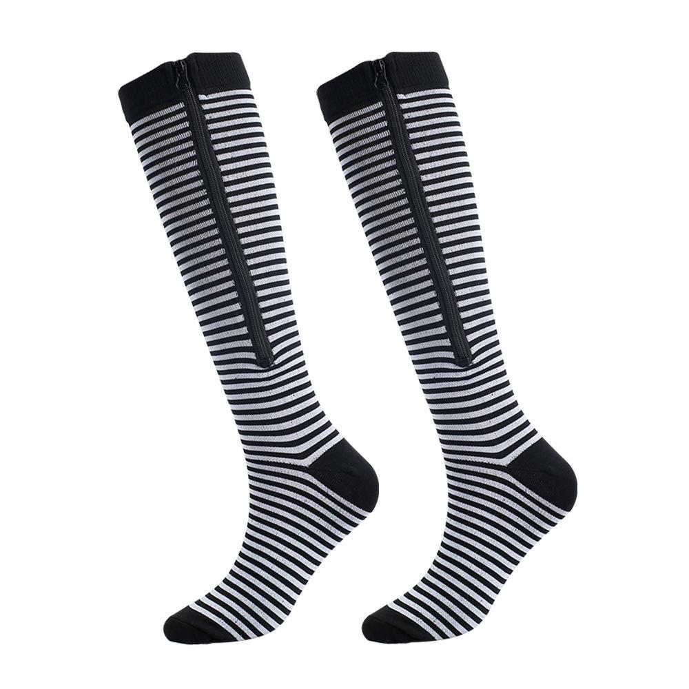 Zippered Compression Sports Socks for Varicose Veins