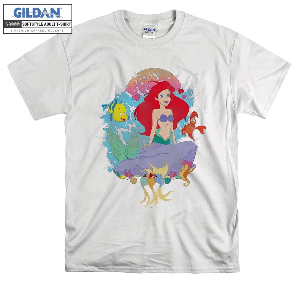 The Little Mermaid Ariel Splas T-Shirt Mens Womens Tees Top Gift Hoodie T Shirt Mens Womens Tees Top Men Women Unisex 7455